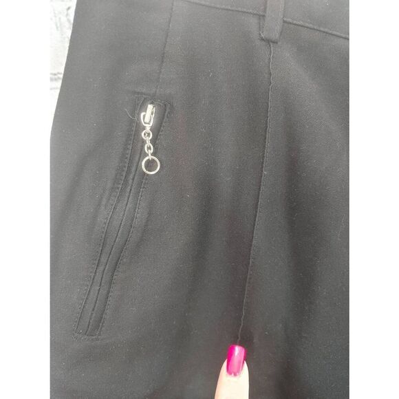 NY Jeans Vintage Women's Size 10 Black Canvas Pants - Picture 6 of 8